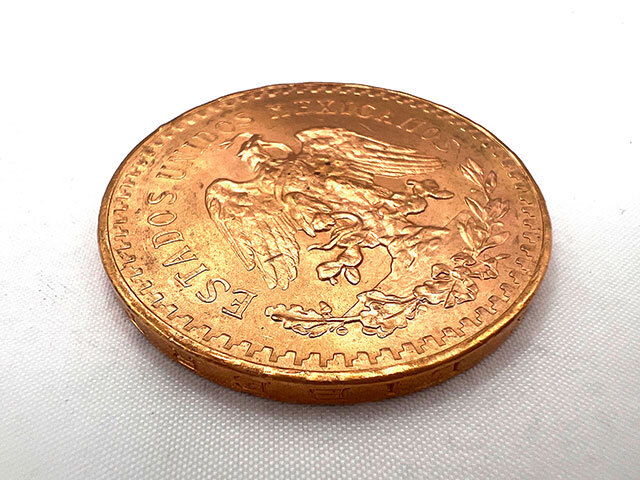メキシコ 50ペソ K21.6金貨 1947年銘 勝利の女神 センテナリオ