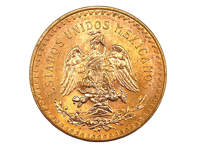 メキシコ 50ペソ K21.6金貨 1947年銘 勝利の女神 センテナリオ