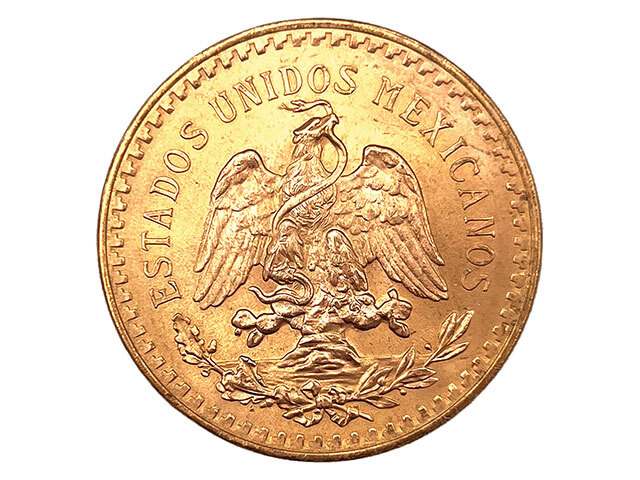 メキシコ 50ペソ K21.6金貨 1947年銘 勝利の女神 センテナリオ