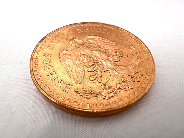 メキシコ 50ペソ K21.6金貨 1947年銘 勝利の女神 センテナリオ