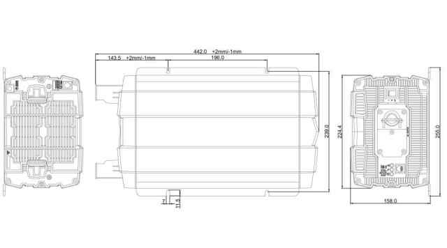 未来舎 正弦波インバータ FI-SQ3003-12VDC 出力3000W 12Vリチウム