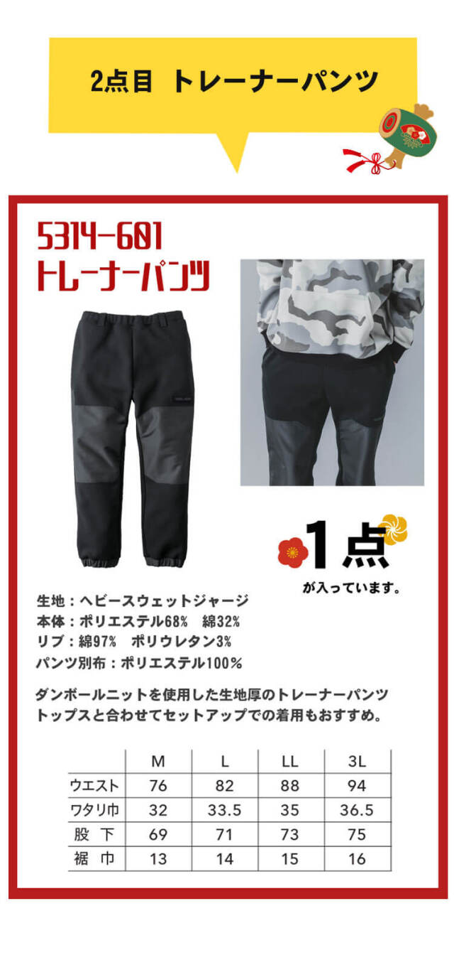 2026年 作業服 福袋 寅壱