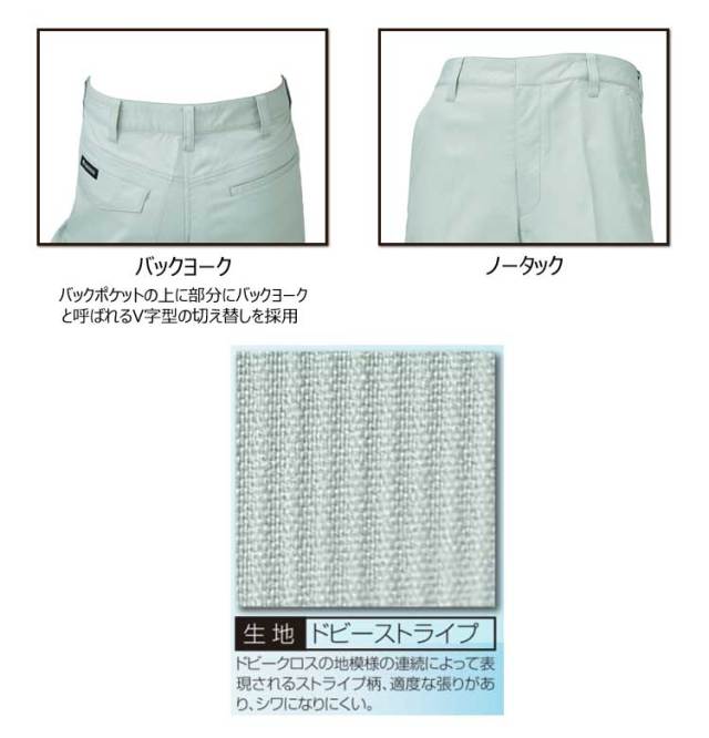 その他 BAKUDANMAN 作業服 KURODARUMA クロダルマ スラックス(ノータック) 31671