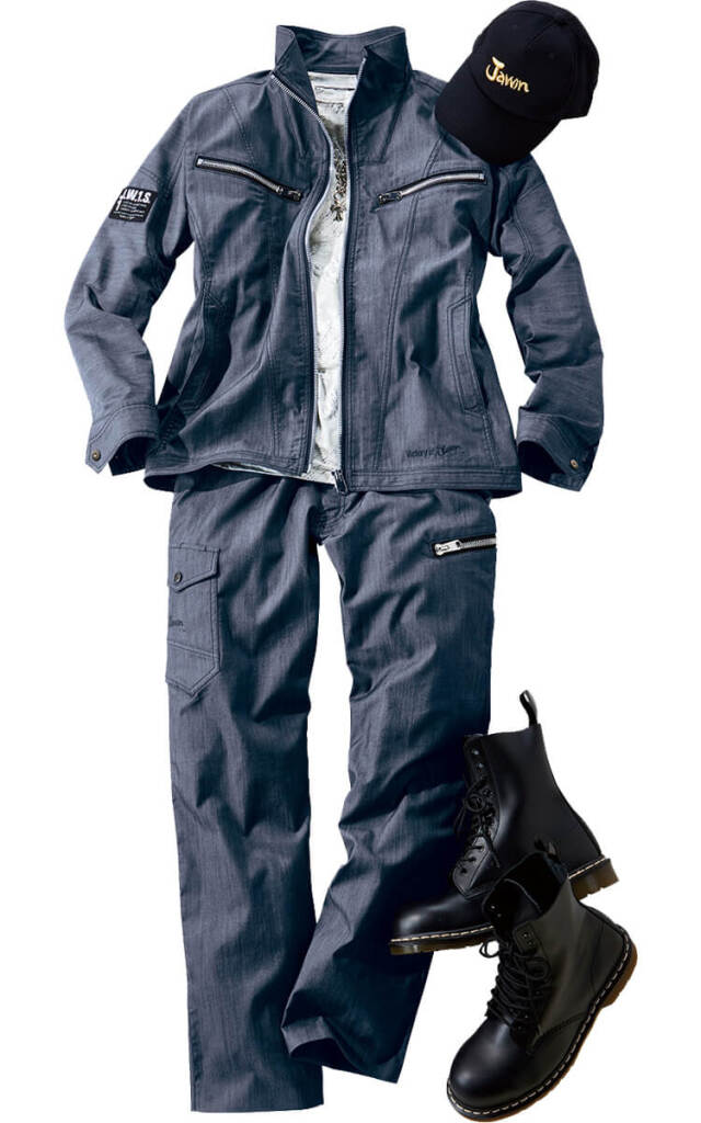 Jawin ジャウィン ストレッチノータックカーゴパンツ 57402｜作業服