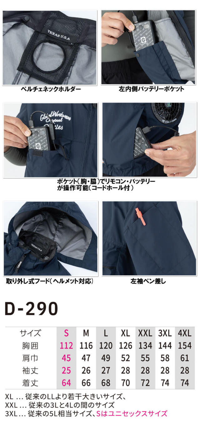 ボルトクール ペルチェ空調半袖ブルゾン+ファン小型バッテリーフル