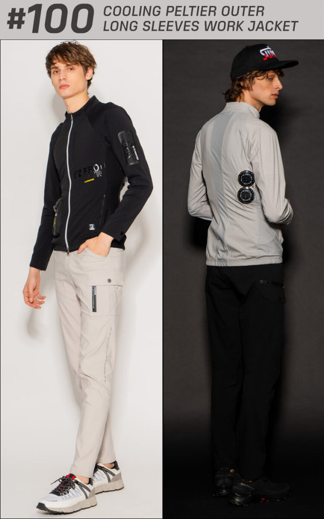 アイズフロンティア 冷却ウェア ペルチェ長袖ジャケット＆ペルチェ