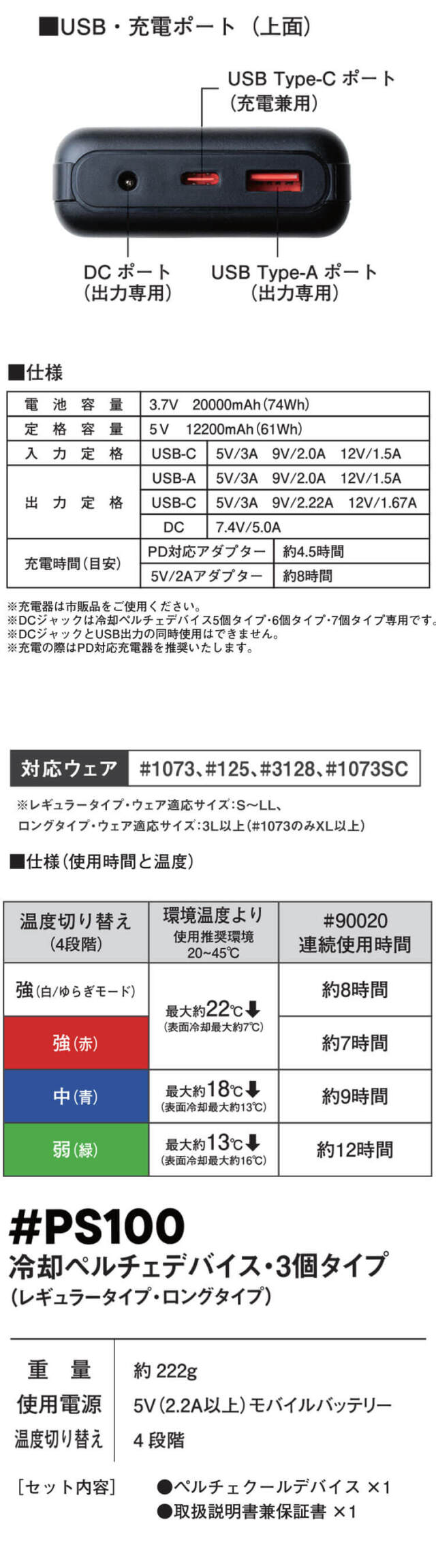 アイズフロンティア 冷却ペルチェデバイス(3個タイプ)+バッテリー