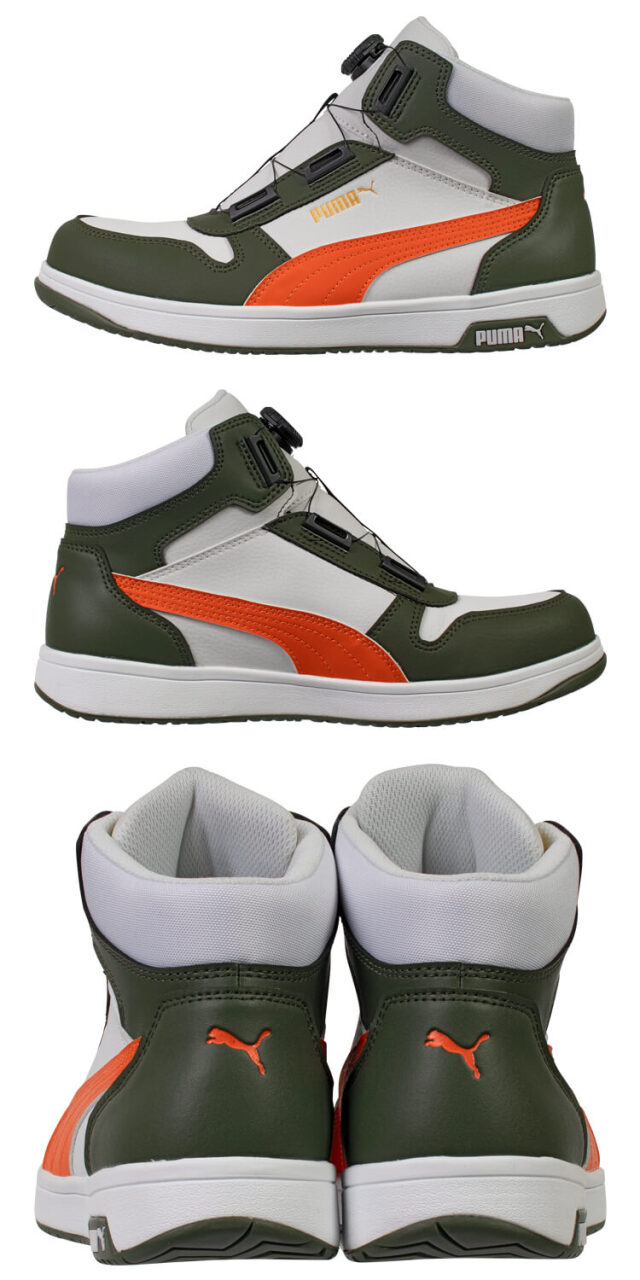 ブー 安全靴 PUMA プーマ FRONTCOURT DISC MID 63.221.0 63.222.0