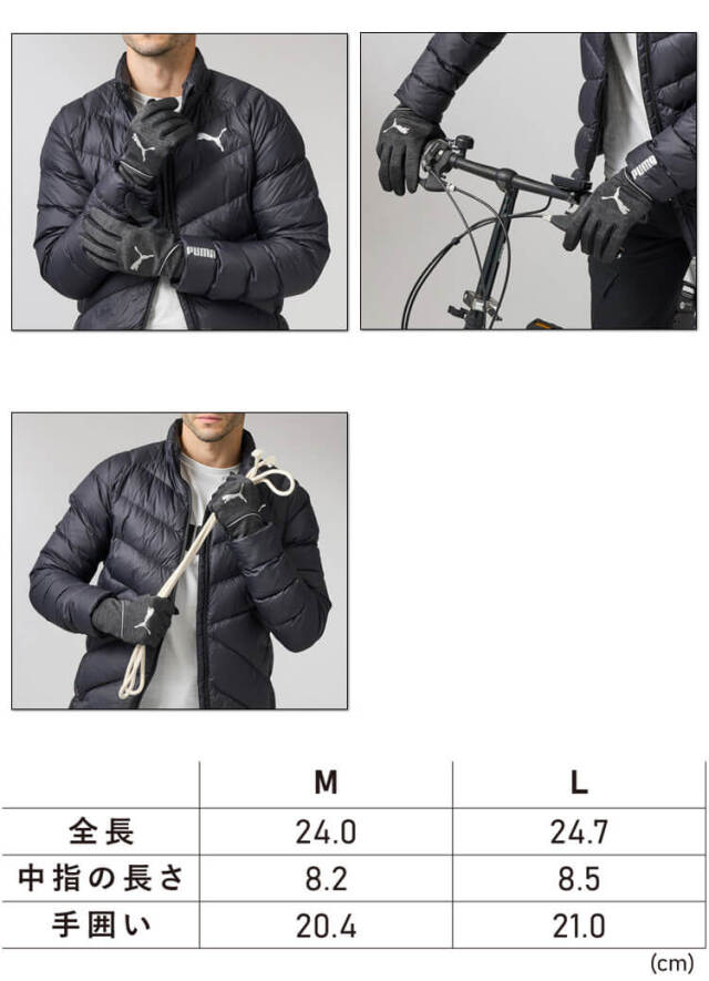 プーマ PUMA WORKING GLOVE CW-3020 1双 グリップグローブ ハイゲージ