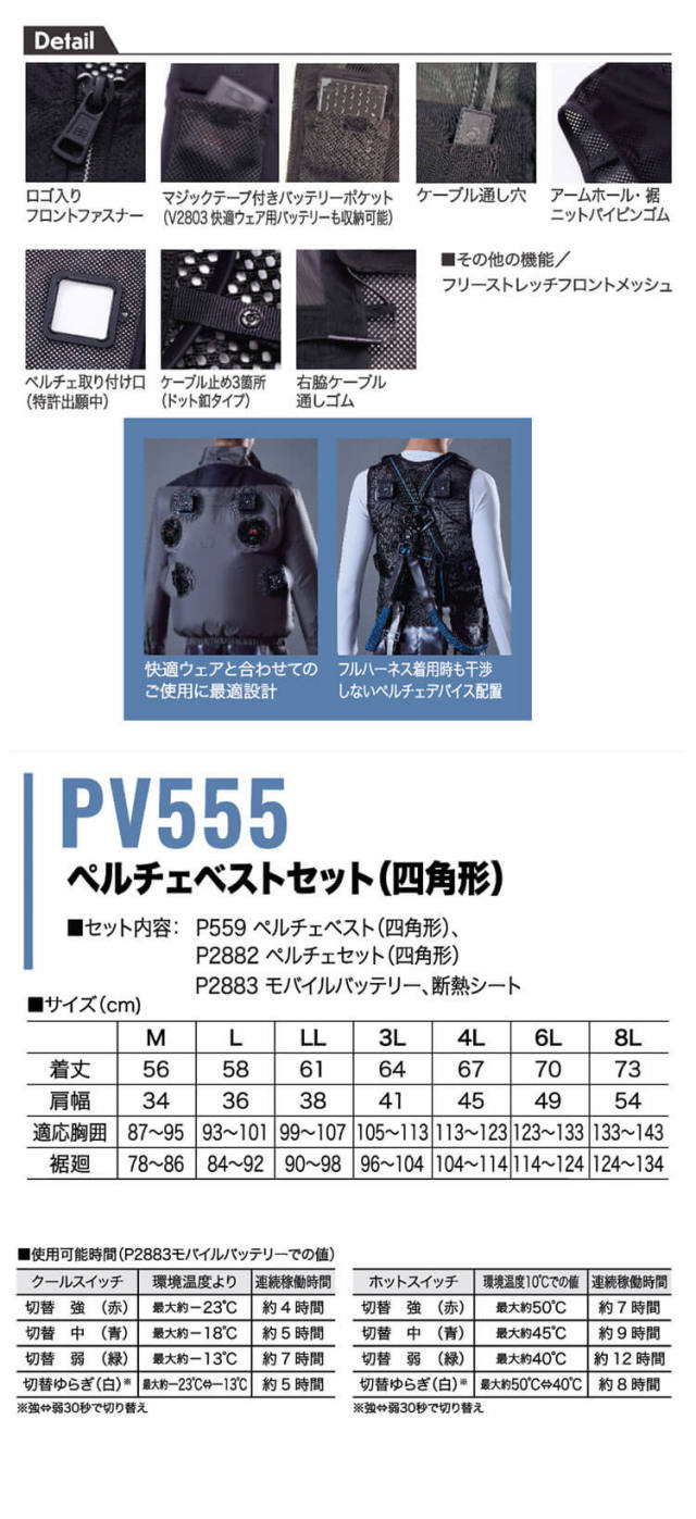 ペルチェ付き空調服ファン（箱付き説明書付き） cyoshin-gp980setw.jpg