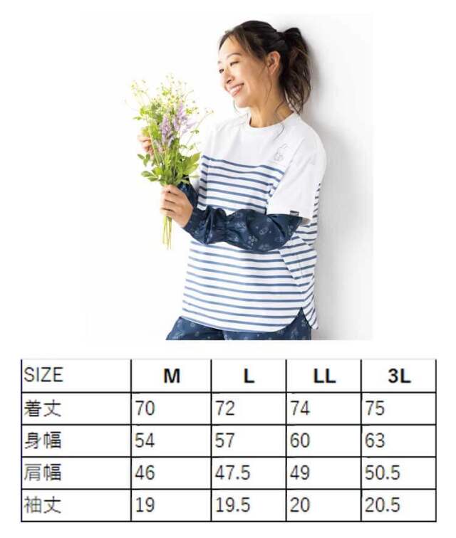 Bruna Lifework Design Workson miffy 防虫 ボーダーTシャツ 95185