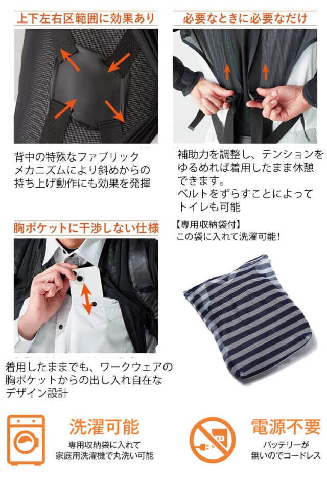 アサヒチョウ asahicho 旭蝶 アシストスーツ イージーアップ