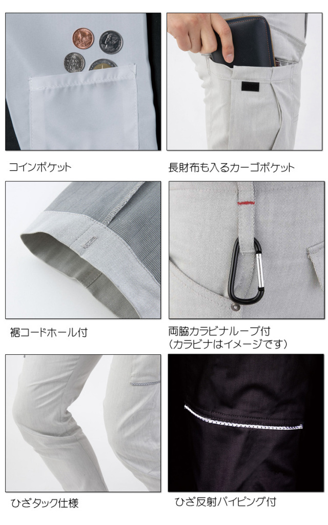 作業服 コーコス CO-COS 秋冬 ストレッチカーゴパンツ A-6175｜作業服