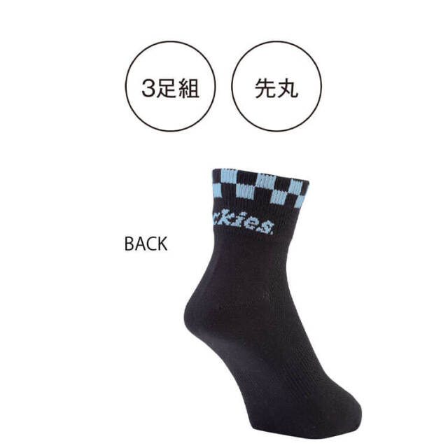 コーコス CO-COS ディッキーズ Dickies ロークルーソックス3P D-3143