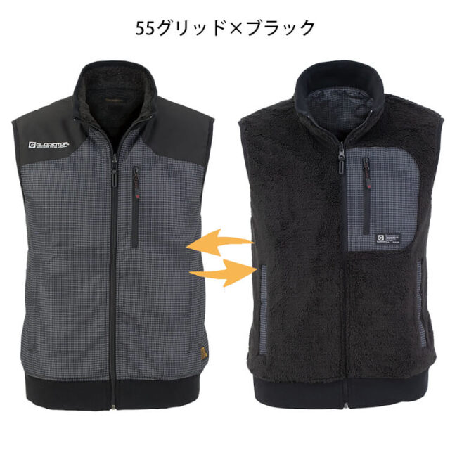【未使用】ピッコーネクラブ　42 ベスト　防風　防寒　リバーシブル　ビキジャパン グラディエーター GLADIATOR リバーシブル防寒ベスト G-9909