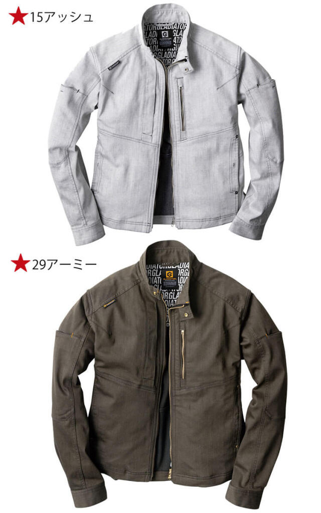 お値下げしました⭐イタリア製⭐AO シープレザーグラデーションジャケット グラディエーター GLADIATOR ストレッチジャケット GA-3920