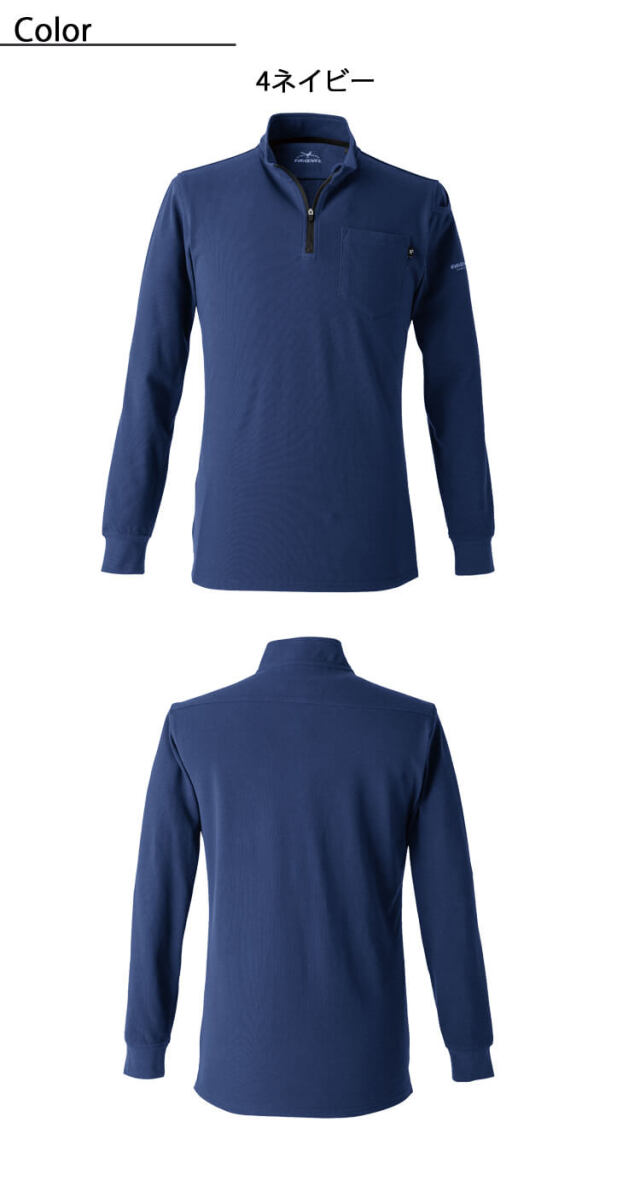 EVENRIVER イーブンリバー ヘビーウェイトジップネックTシャツ 長袖