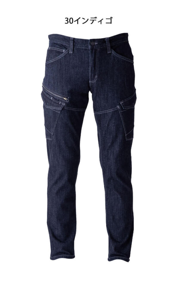 EVENRIVER イーブンリバー ストレッチデニムカーゴパンツ USD1102 EVENRIVER イーブンリバー ストレッチデニムカーゴパンツ USD1102