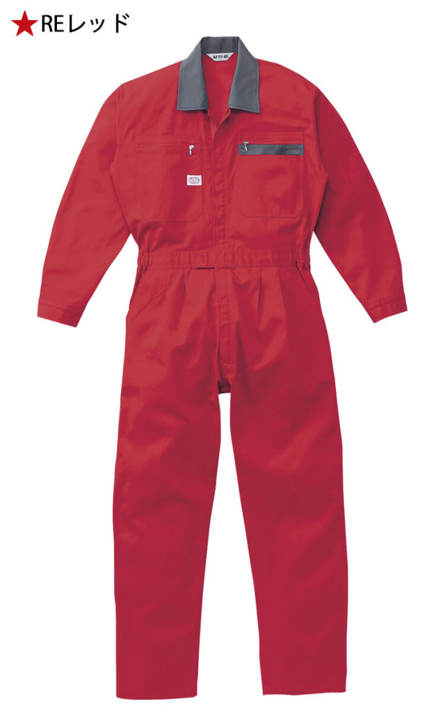 TRDつなぎツナギ作業着Lサイズ綿100%トヨタテクノクラフト赤ジャンプ  