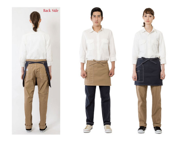 LeeLCK79011ショートエプロン｜作業服・作業着の総合通販専門店