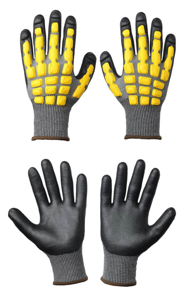 作業手袋 丸五 MARUGO まもるくん#990 1双 特殊手袋 天然ゴム 手甲保護