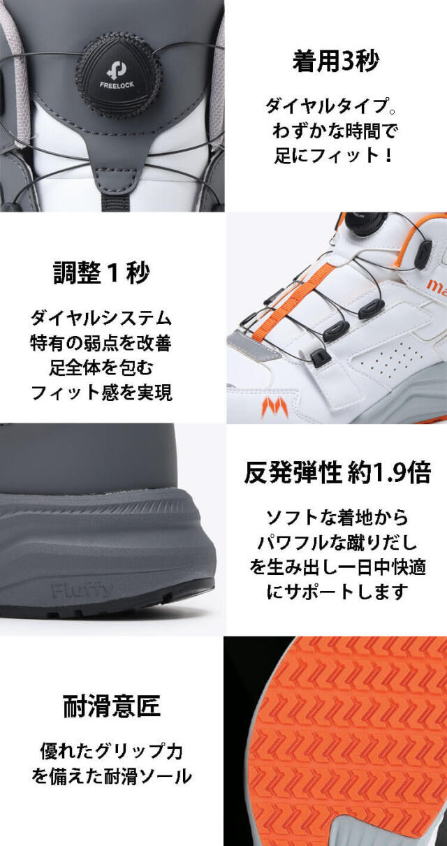 丸五 MARUGO マンダム DIAL-EZ ダイヤルタイプ #969｜作業服・作業着の