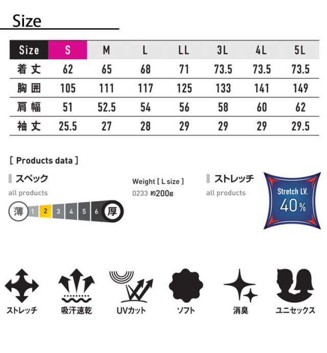 シンメン オーバーサイズコットンライクTシャツ 0233｜作業服・作業着