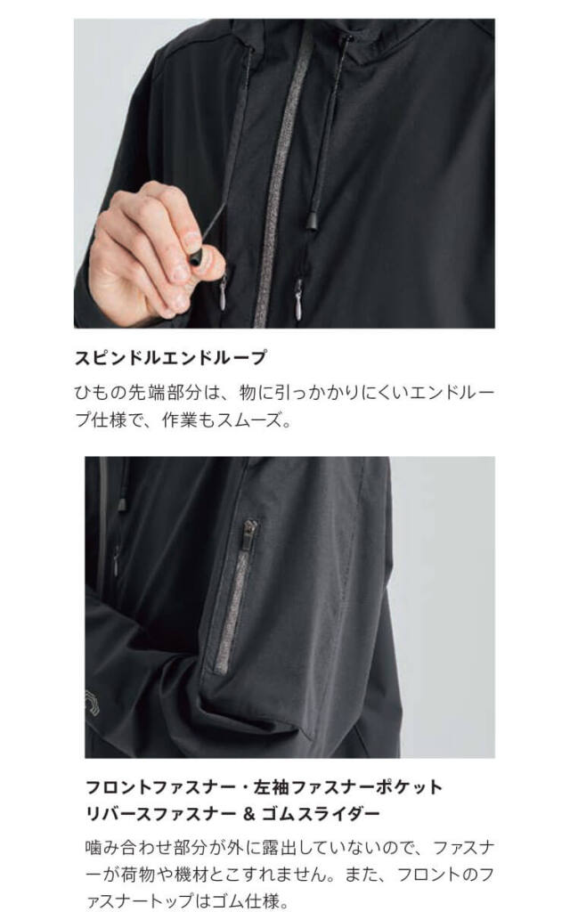 【45R】ボアのフードブルゾン　ネイビー　FREE ユニセックス キャリーン CAREAN どこでもフードブルゾン(ユニセックス