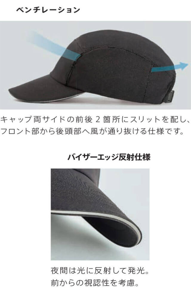 キャリーン CAREAN どこでもキャップ(ユニセックス) CAZ190 | 作業服