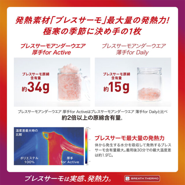 ミズノ MIZUNO ブレスサーモ クルーネック長袖シャツ C2JAA841