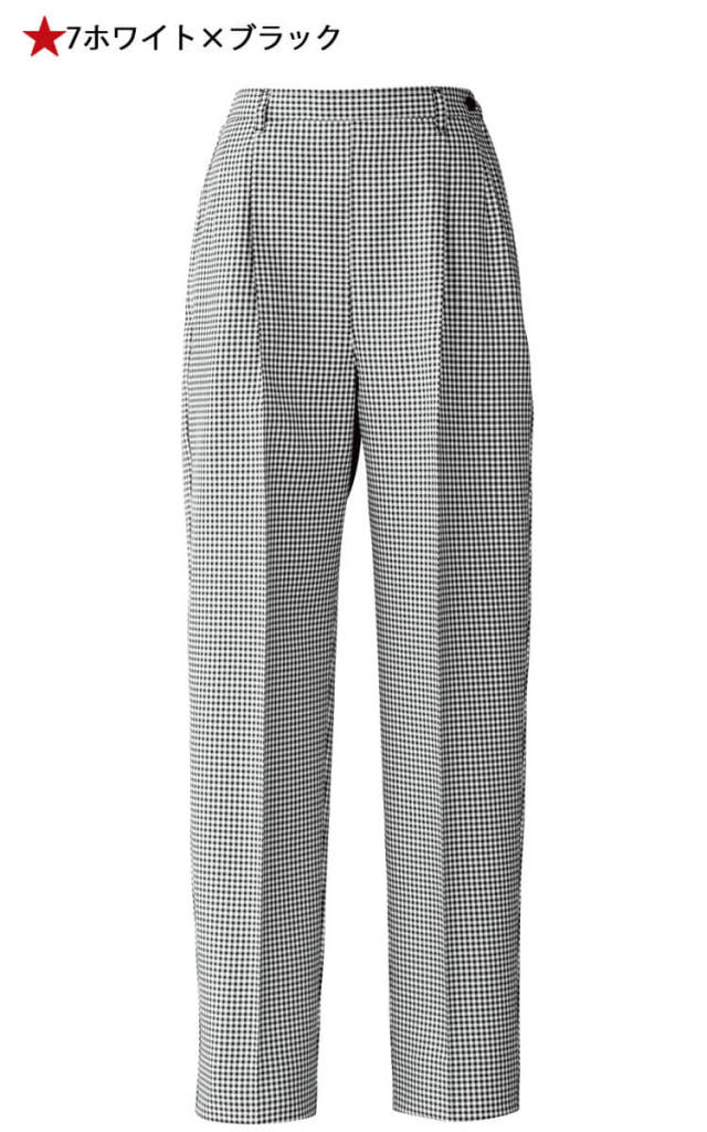 飲食サービス系ユニフォーム セブンユニフォーム ワンタックパンツ