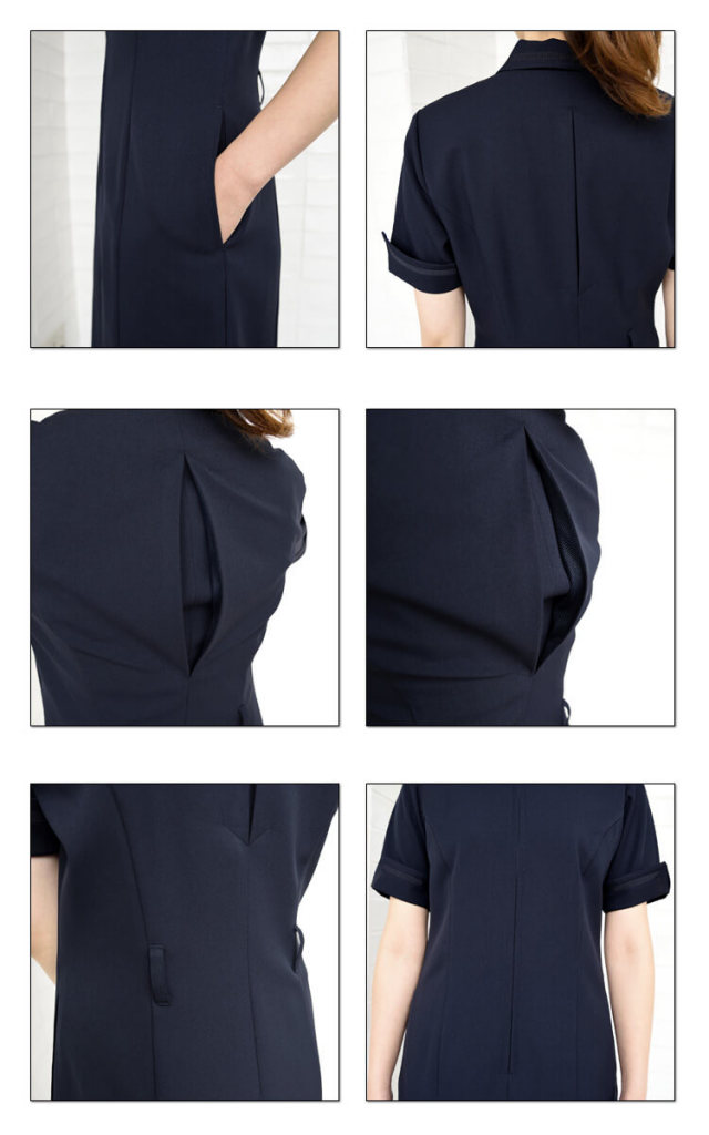 飲食サービス系ユニフォーム セブンユニフォーム ワンピース 半袖