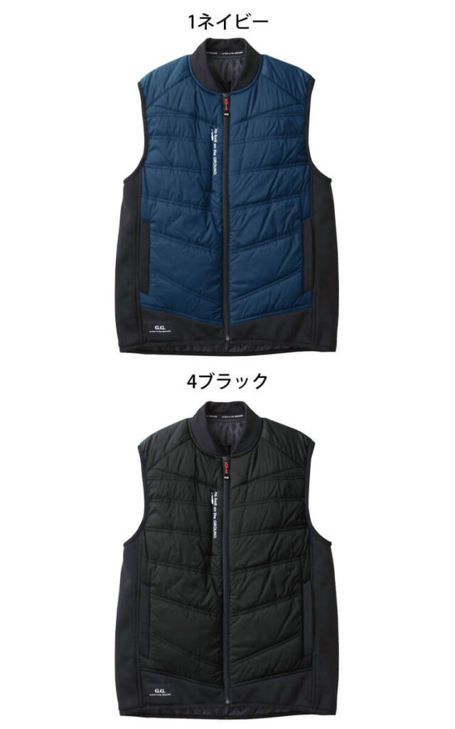 防寒着 桑和 SOWA 防寒ベスト 0044-06 G.GROUND ジーグラウンド｜作業