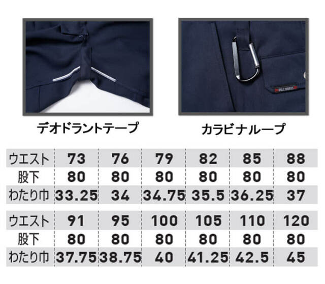 SOWA 桑和 ワンタックスラックス 1119 作業服 作業着 秋冬 ストレッチ