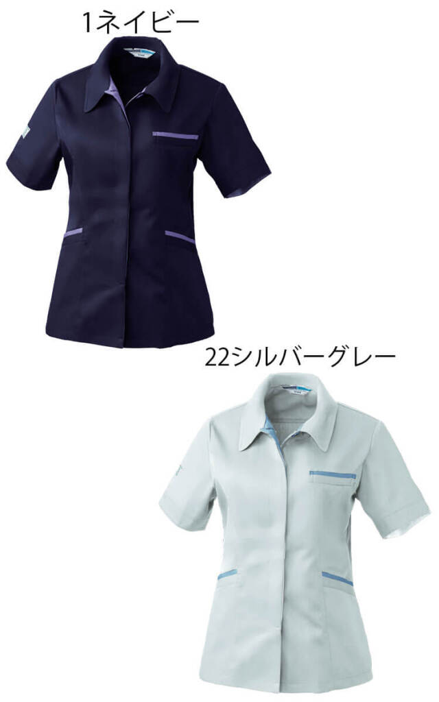 半袖スモック SOWA 桑和 レディース半袖スモック 422 作業服 作業着 春夏 制電性
