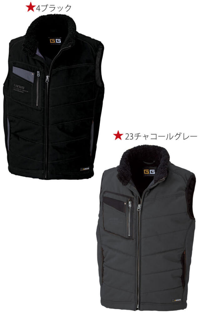 防寒着 桑和 SOWA 防寒ベスト 5106 軽防寒 作業服 秋冬 G・GROUND ジー