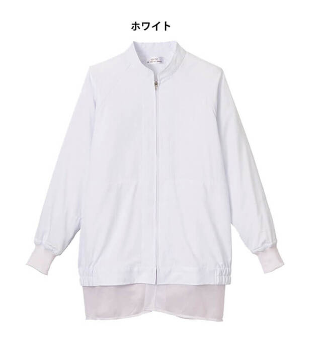 食品工場白衣 長袖ジャンパー FJPU-1701 男女兼用 サーヴォ SERVO