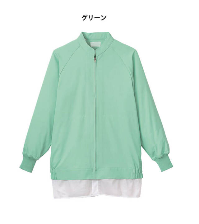 食品工場白衣 長袖ジャンパー FJPU-1701 男女兼用 サーヴォ SERVO