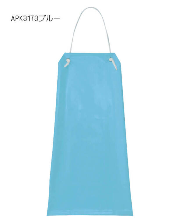 食品工場白衣 胸当てエプロン APK3170 APK3173 APK3185 防水エプロン