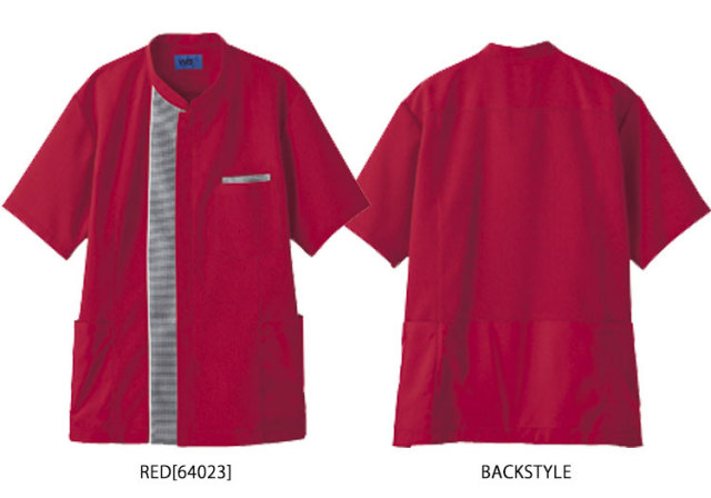 半袖スモック(ユニセックス) 64030 64031 64032 64033 64034 64037