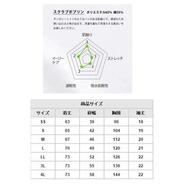 医療 介護 看護 制服 FOLK フォーク PANTONE パントン スクラブ 男女