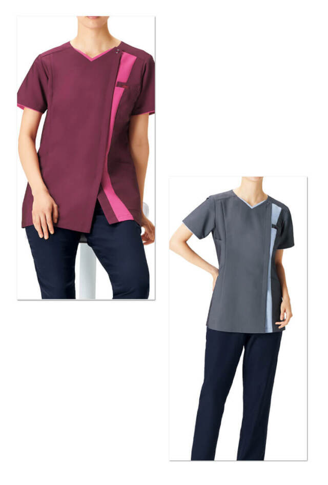 ふくふく！ビッグショットプラスセット 医療 介護 看護 制服 FOLK フォーク ジップクラブ スクラブ 7023SCP