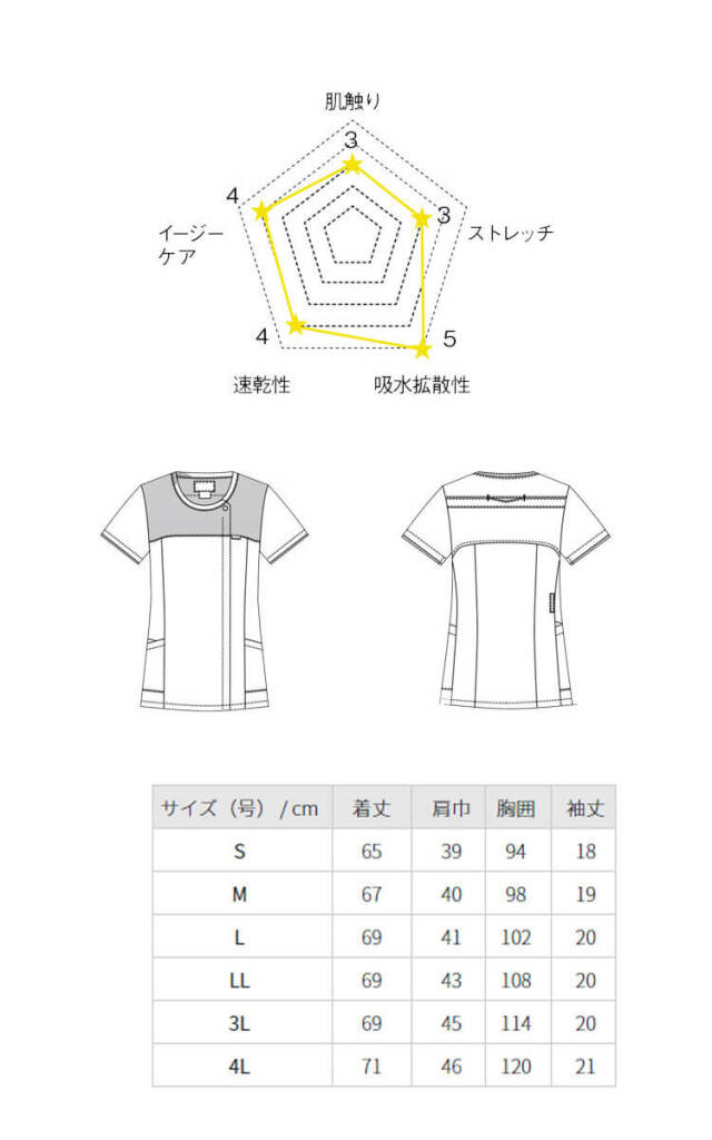 医療 介護 看護 制服 FOLK フォーク ジップスクラブ GOOD DESIGN