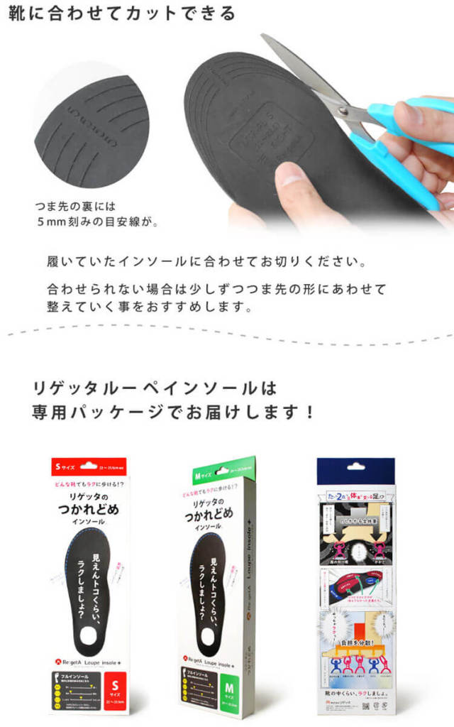 リゲッタ インソール ルーペインソール プラス MTR-FL｜作業服・作業着