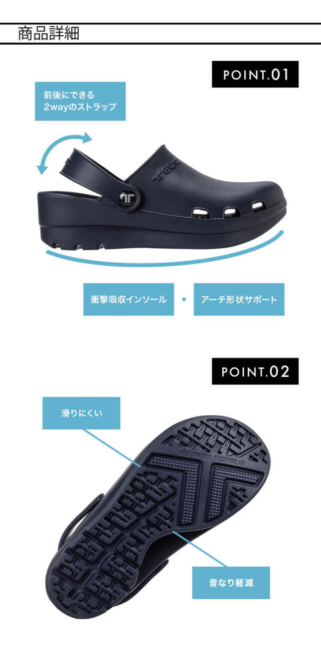 TELIC テリック リカバリーサンダル コンフィーサボ COMFY SABOT サボ