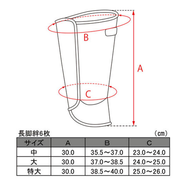 丸五長脚絆6枚｜作業服・作業着の総合通販専門店【ミチオショップ】