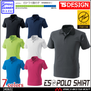 TS-DESIGN ESショートスリーブポロシャツ 半袖 4065 藤和