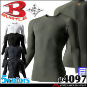 [在庫限り]旧型モデル BURTLE バートル インナー 接触冷感 アイスフィッテッド(ユニセックス) 4097 春夏 サイズS～XXL