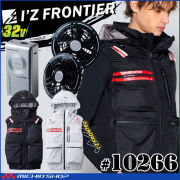 [5月入荷先行予約]アイズフロンティア ベスト・黒ファン・32Vバッテリーセット 10266 フード パーカー エアーサイクロンシステム 2026年春夏新作