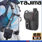 [即納]TAJIMA タジマ セフポーチ ナイロン 腰1段 バッテリー用収納ケース SFPCN-1SBT 